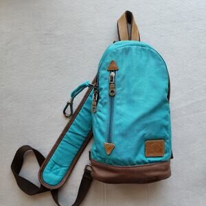 The Same Direction Backpack Teal Blue Small Sling Left or Right Shoulder Bag TSD